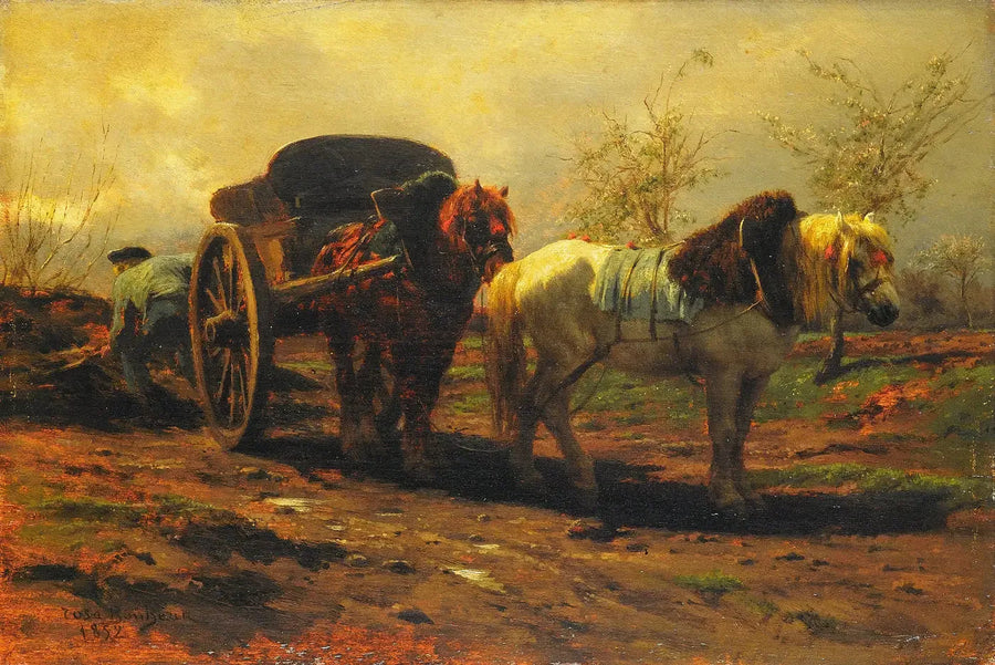 Un coche con dos caballos - Rosa Bonheur