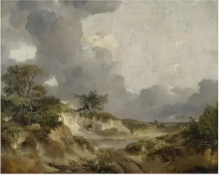 Una vista en Suffolk - Thomas Gainsborough