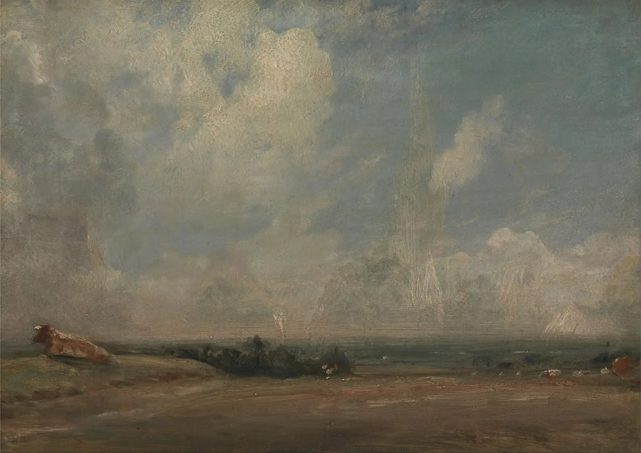 Una vista desde Hampstead Heath (?) - John Constable
