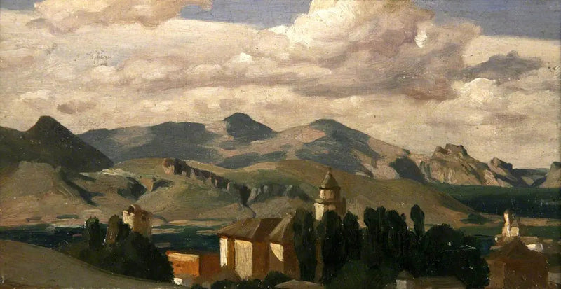 Una vista española - Frederic Leighton