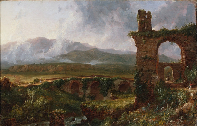 Una vista cerca de Tivoli (mañana) - Thomas Cole
