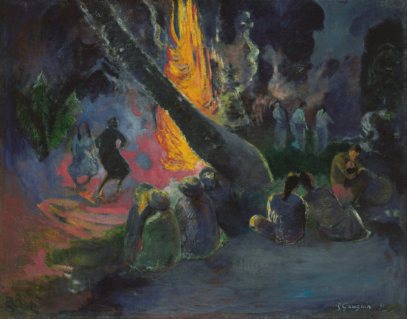 Upa upa, La Danza de fuego - Paul Gauguin