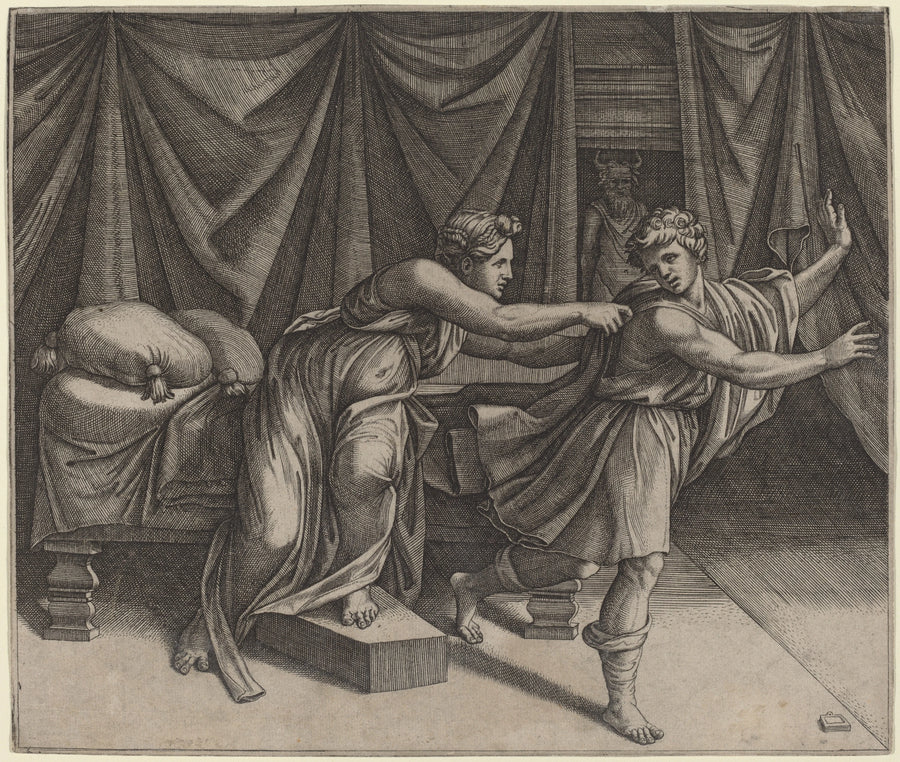 La mujer de Putifar - Rafael Sanzio