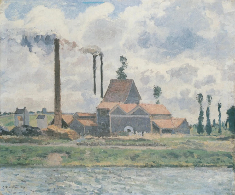 Fábrica en Saint-Ouen-l'Aumône - Camille Pissarro