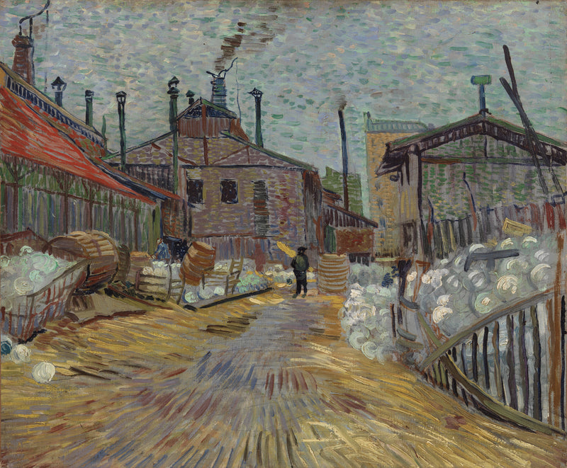 La Fábrica de Asnières - Vincent van Gogh