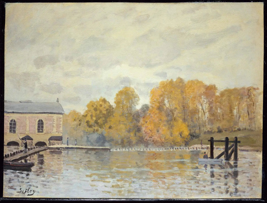 Fábrica de agua de Marly - Alfred Sisley