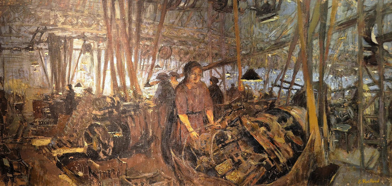 Fábrica de fabricación de armamento en Lyon: las torres - Édouard Vuillard