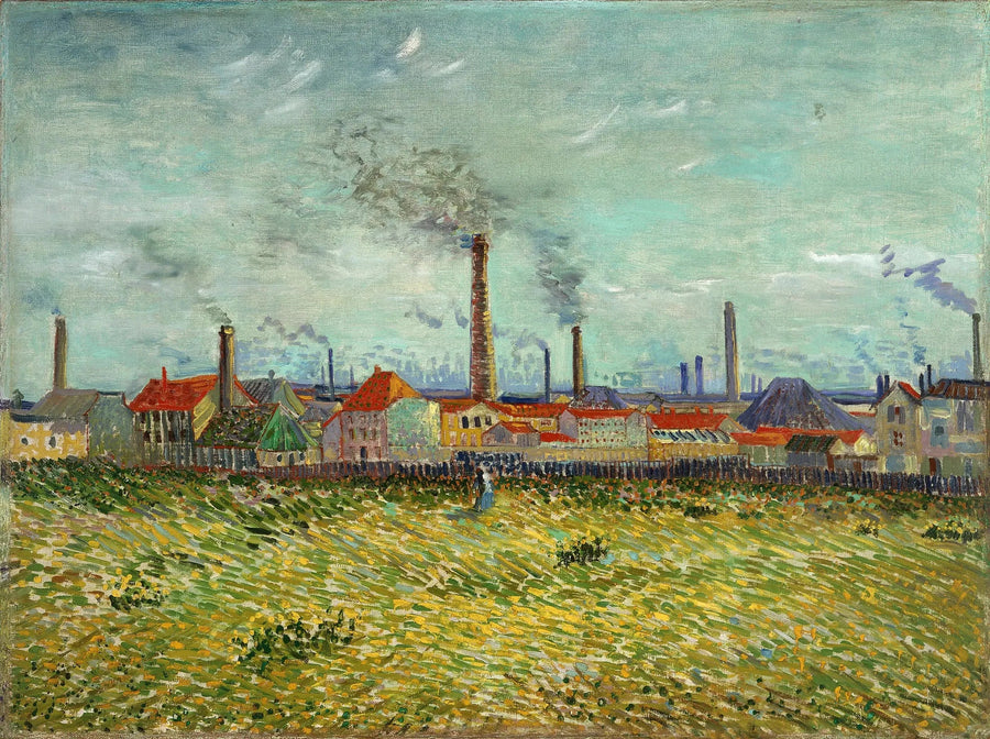 Fábricas en Asnières - Vincent van Gogh