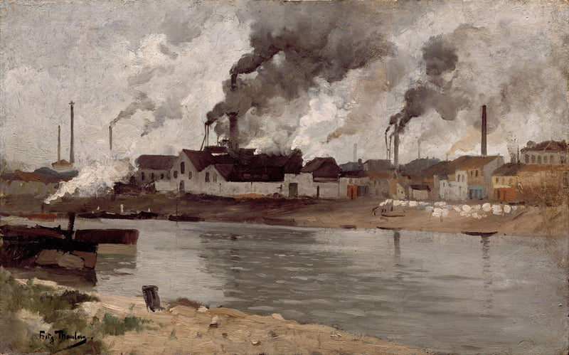 Fábricas en Ivry - Frits Thaulow