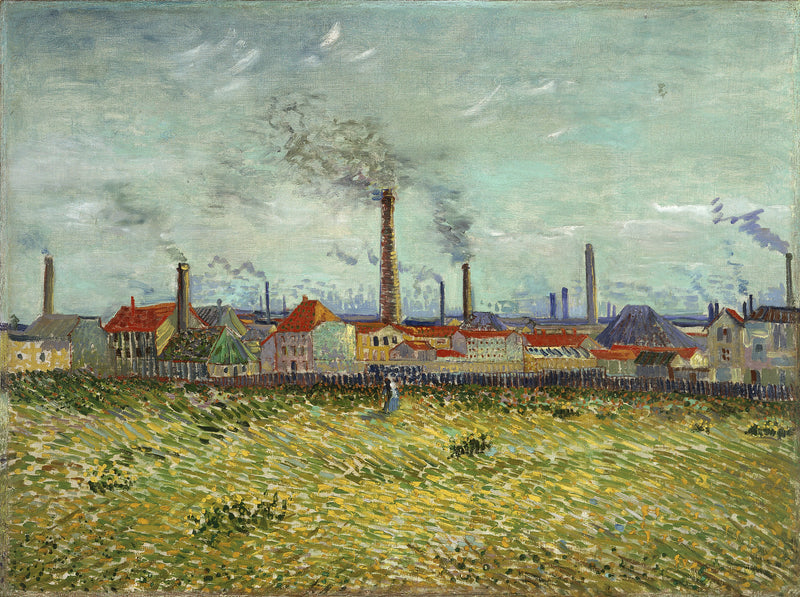 Fábricas en Asnières - Vincent van Gogh
