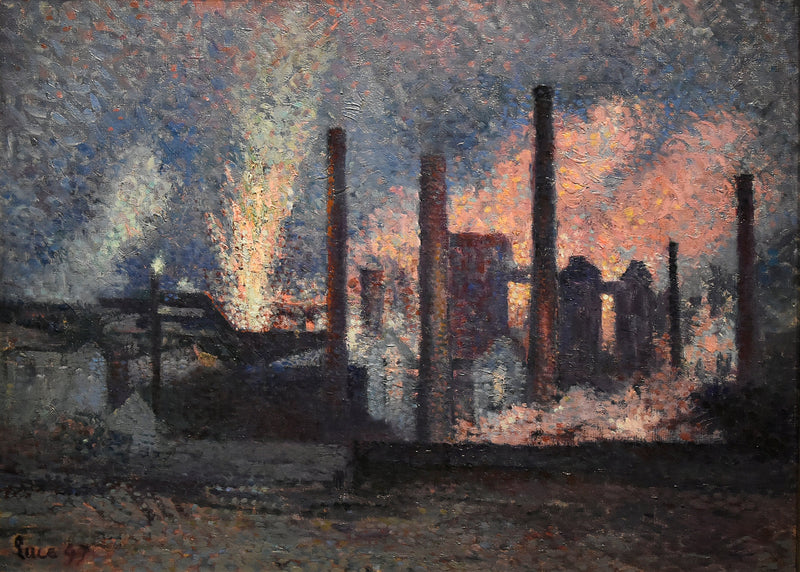 Fábricas cerca de Charleroi - Maximilien Luce