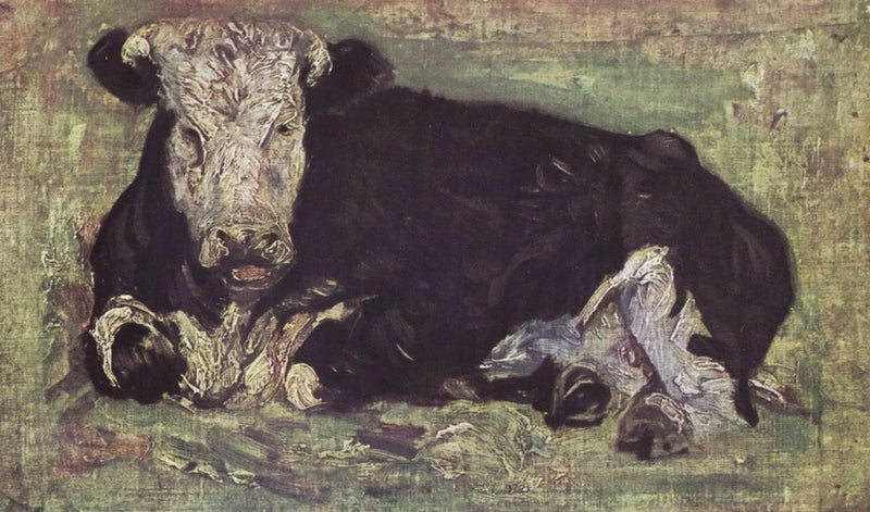 Vaca acostada - Vincent van Gogh