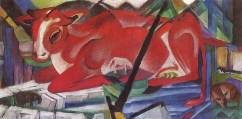 Vaca del mundo - Franz Marc