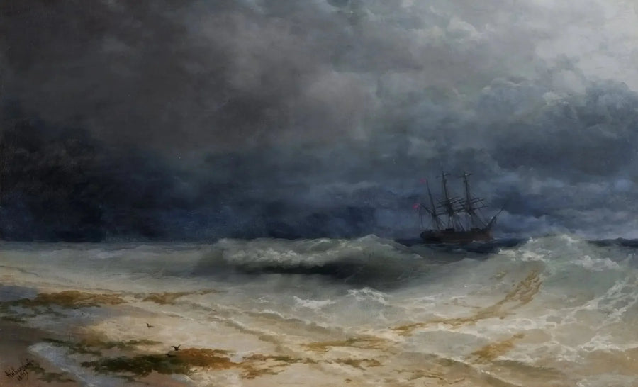 Ola vaga - Iván Aïvazovski