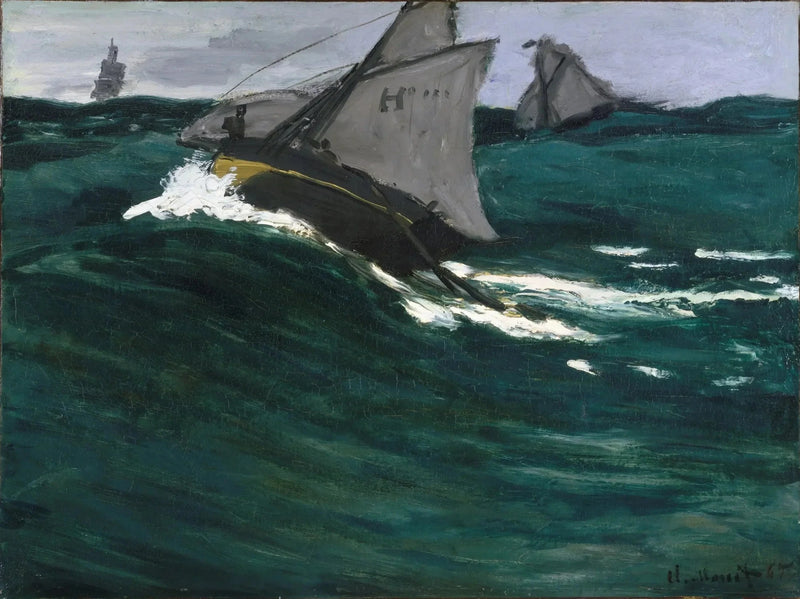 La Ola Verde W73 - Claude Monet