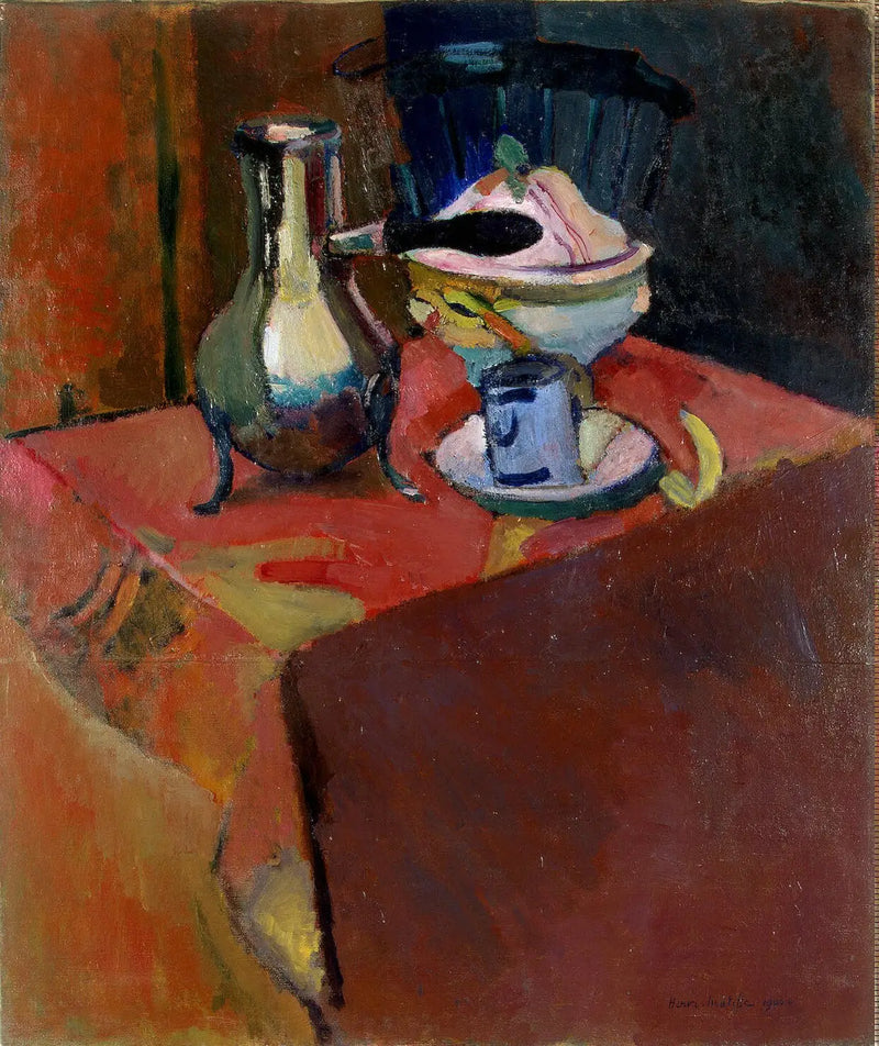 Vajilla sobre una mesa - Henri Matisse