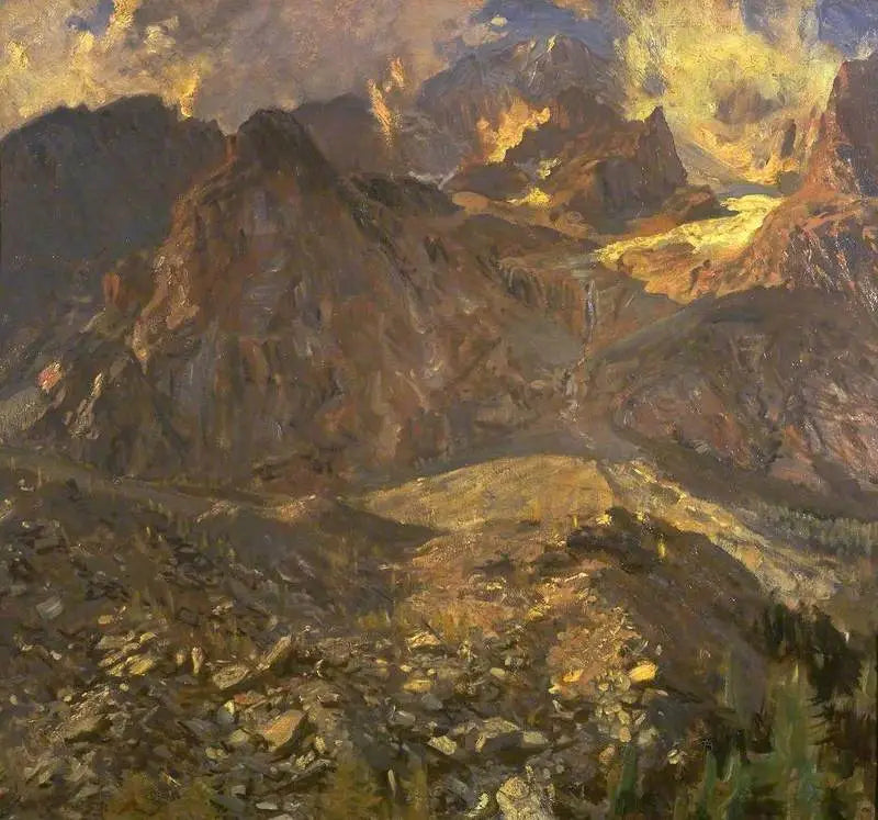 Val d'Aoste - John Singer Sargent image 1 reproduction artisanale de tableau