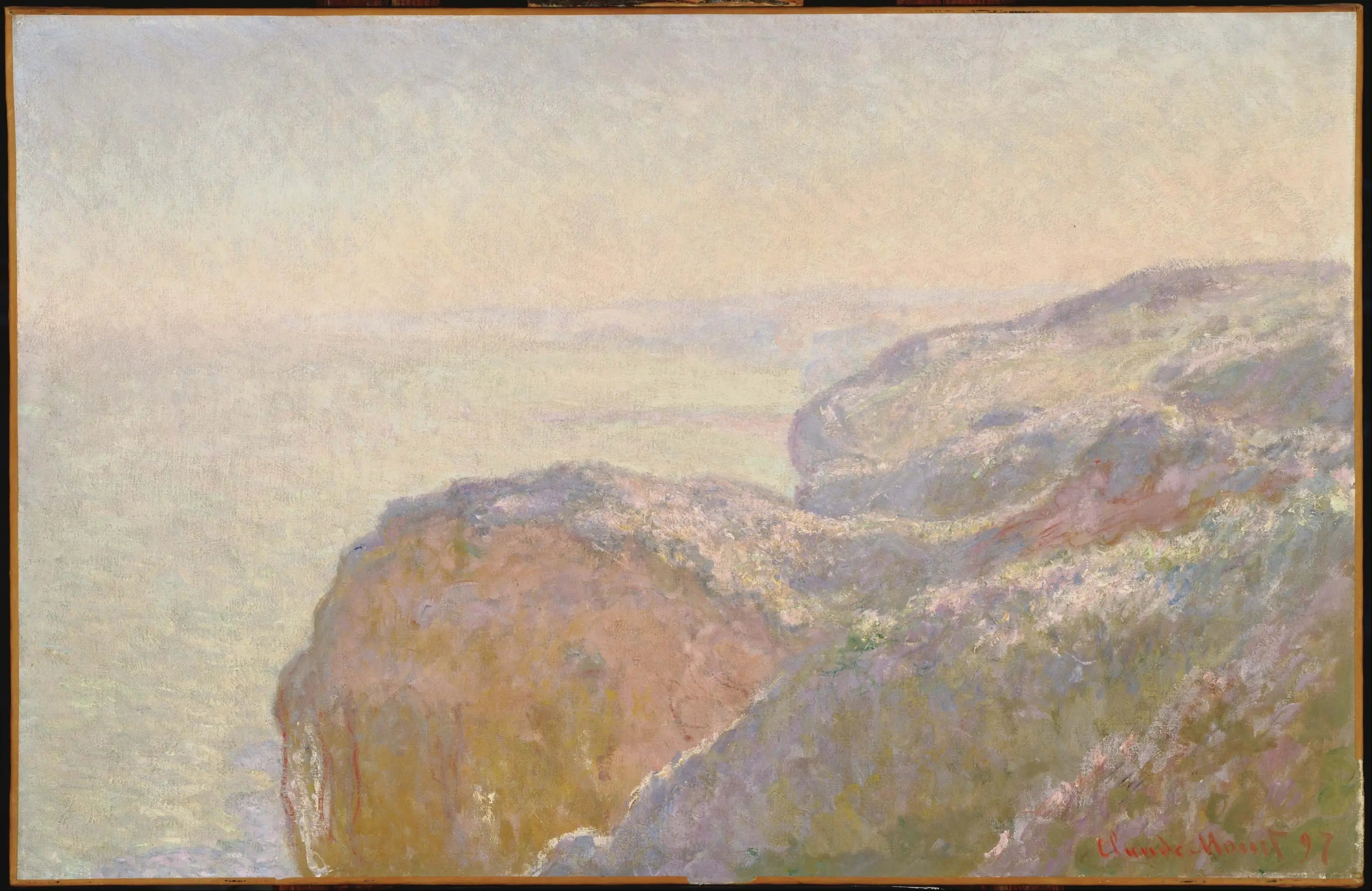 Val-Saint-Nicolas, près de Dieppe (matin) - Claude Monet image 1 reproduction de peinture à l’huile