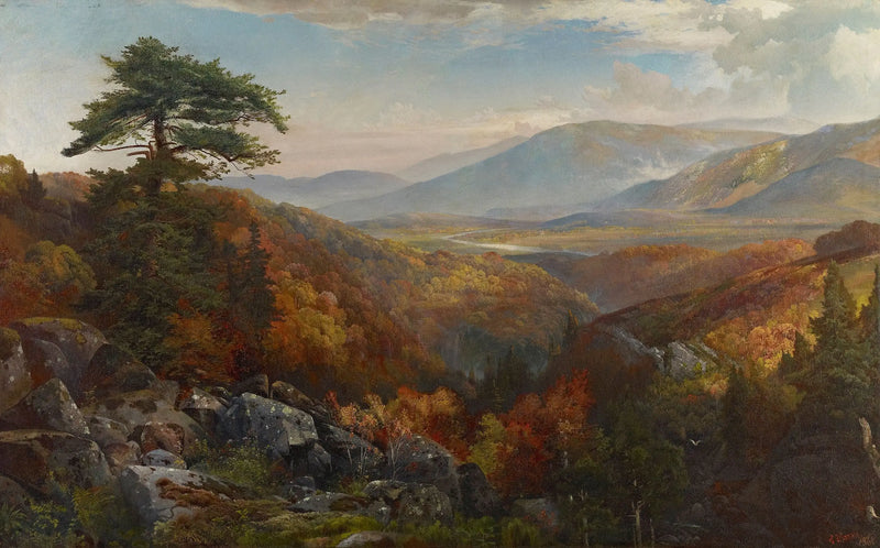 Valle de Catawissa en otoño - Thomas Moran