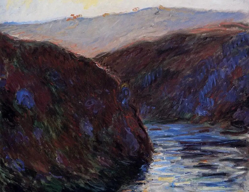 Valle del Creuse, efecto de la tarde - Claude Monet
