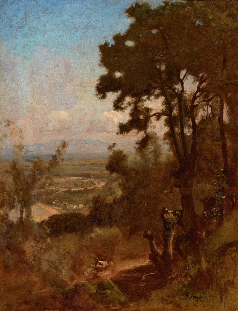 Valle cerca de Perugia - George Inness