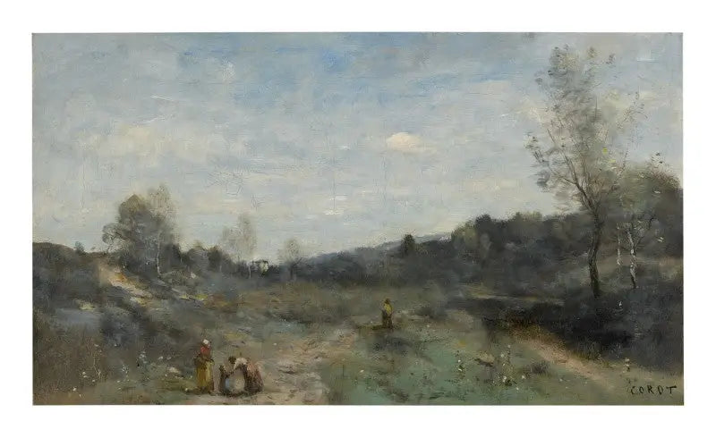 Valle despejadas - Jean-Baptiste Camille Corot