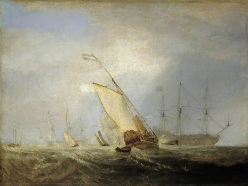 Van Tromp Regresando después de la Batalla en el Dogger Bank - J. M. W. Turner