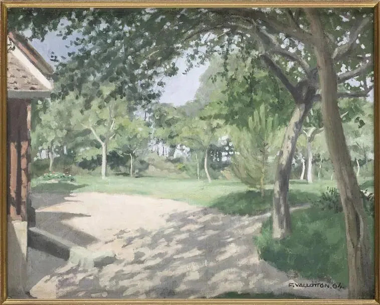 Varengeville, el jardín, la mañana - Félix Vallotton