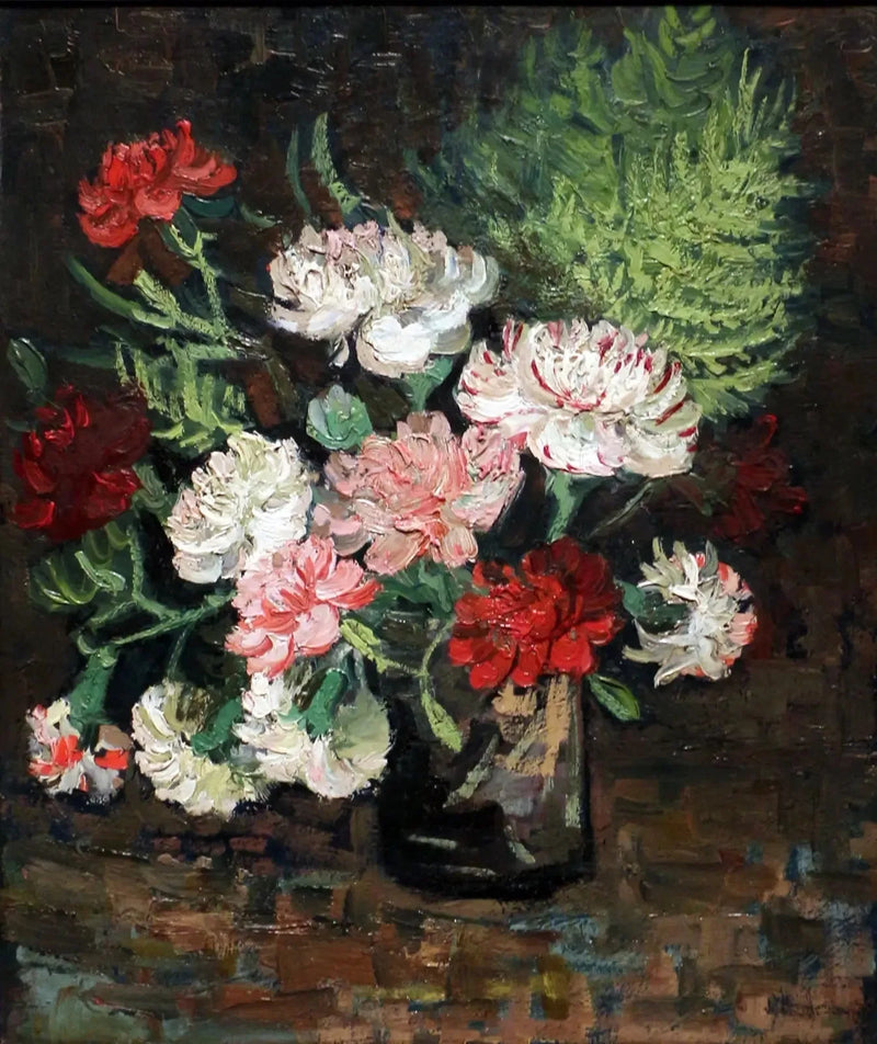 Jarrón con claveles - Vincent van Gogh