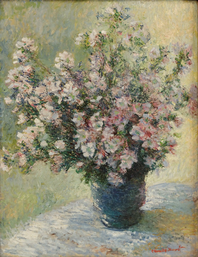Jarrón de flores - Claude Monet