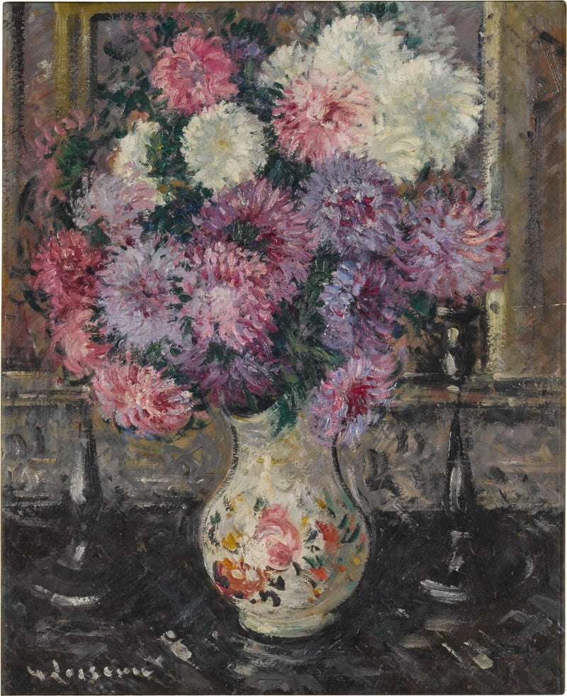 Jarrón de flores - Gustave Loiseau