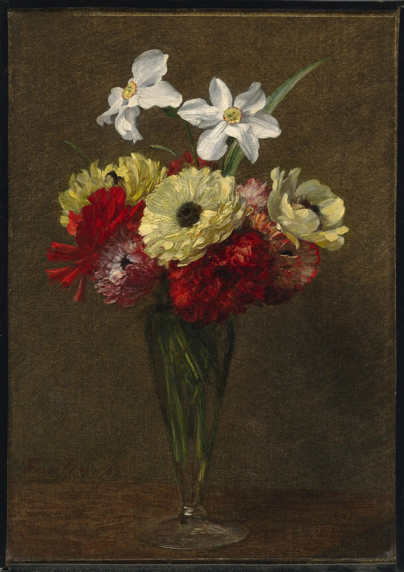 Jarrón de flores - Henri Fantin-Latour