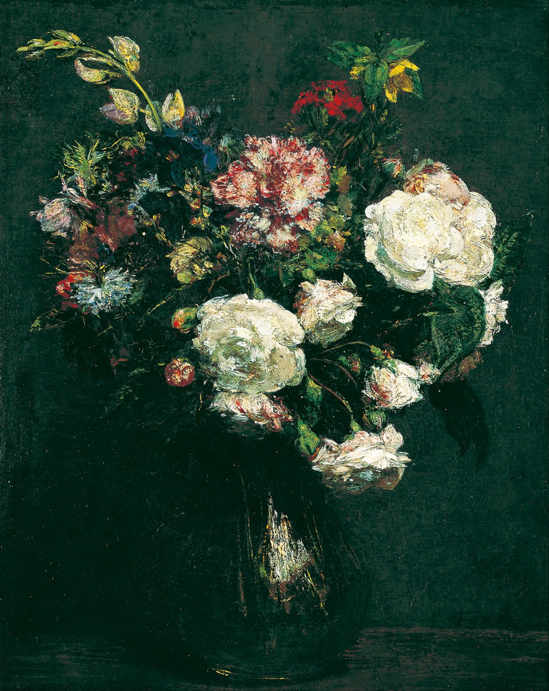 Jarrón de flores - Henri Fantin-Latour