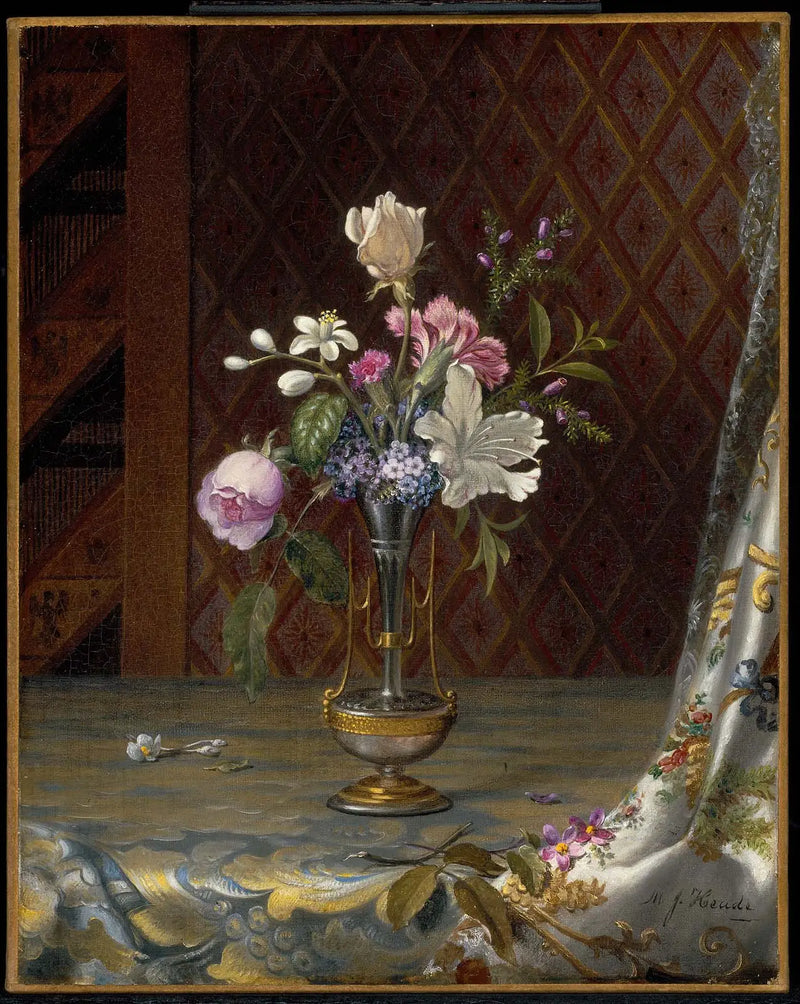 Jarrón de flores mezcladas - Martin Johnson Heade