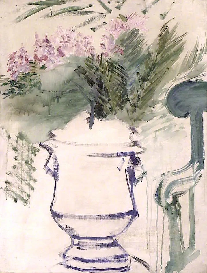 Jarrón de jardín - Édouard Manet