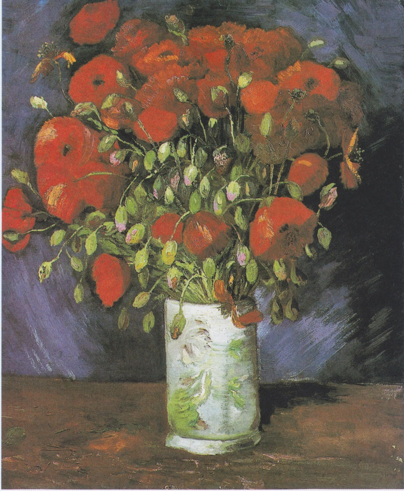 Jarrón de amapolas - Vincent van Gogh
