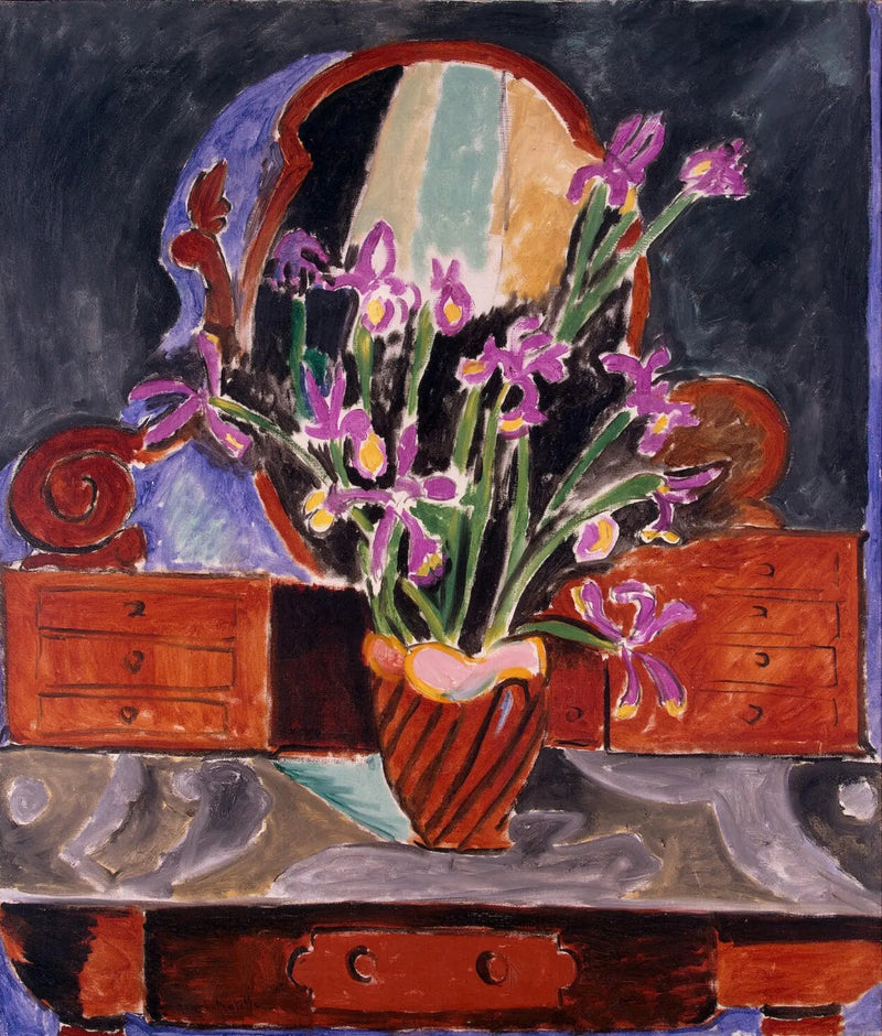 Jarrón de iris - Henri Matisse