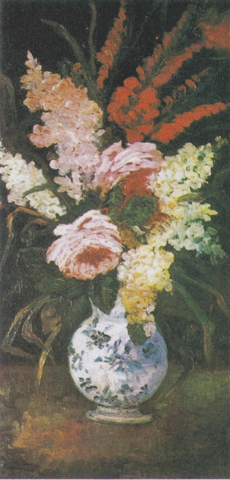 Jarrón con gladiolos y lilas - Vincent van Gogh