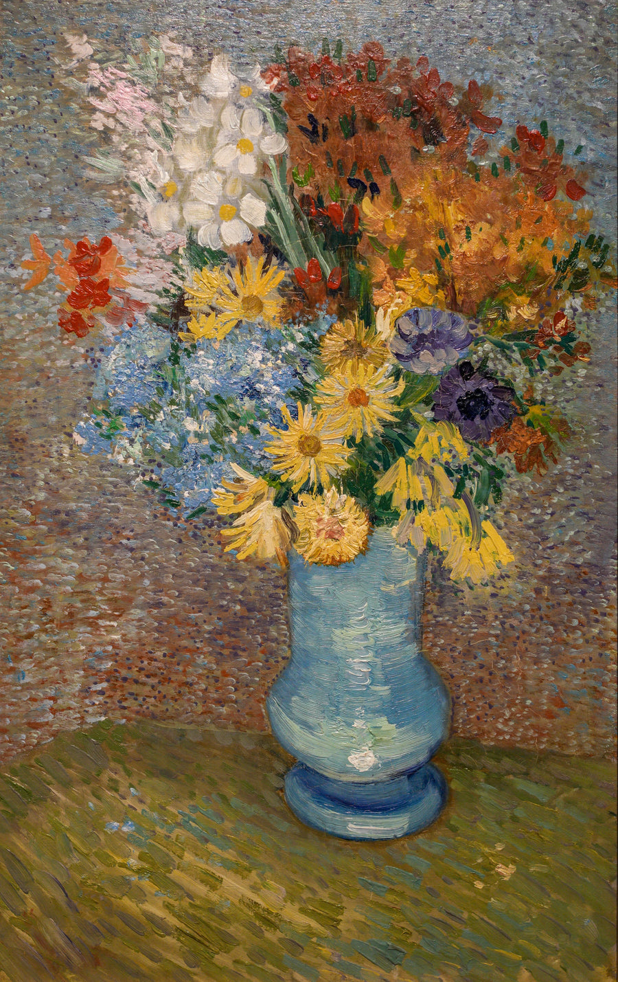 Jarrón con margaritas y anémonas - Vincent van Gogh