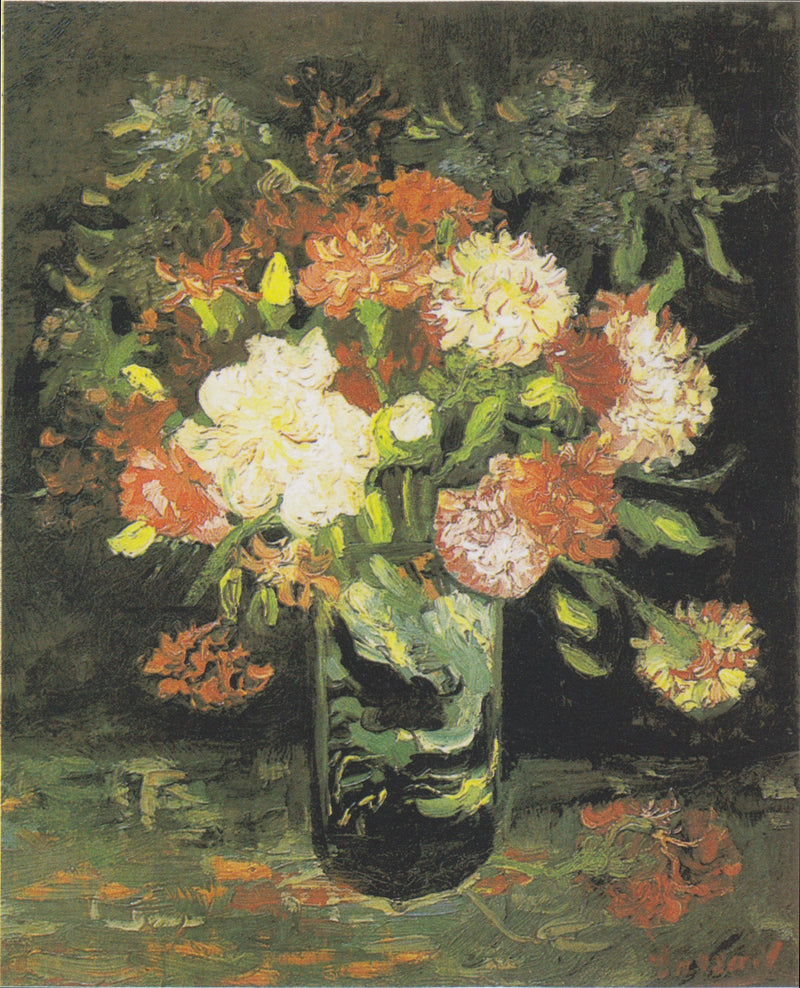 Jarrón con claveles - Vincent van Gogh