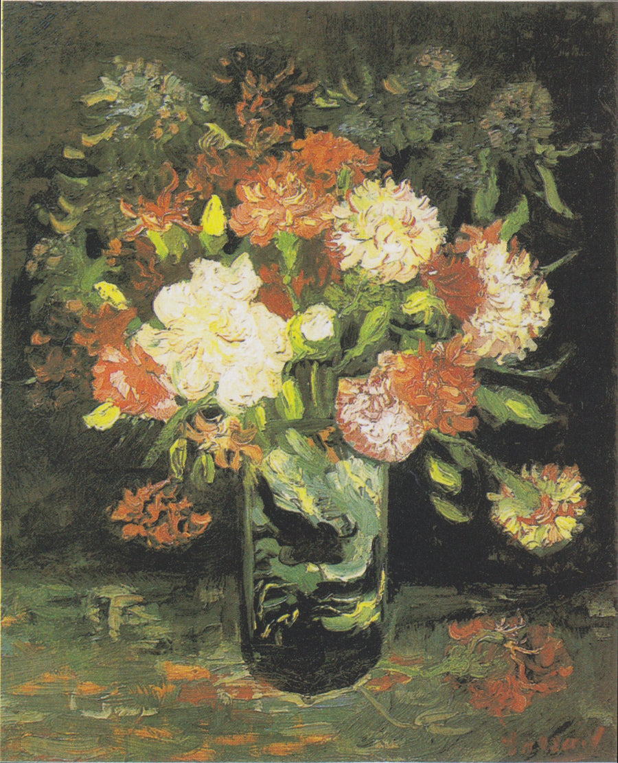 Jarrón con claveles - Vincent van Gogh