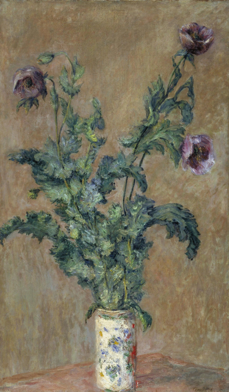 Jarrón de amapolas - Claude Monet