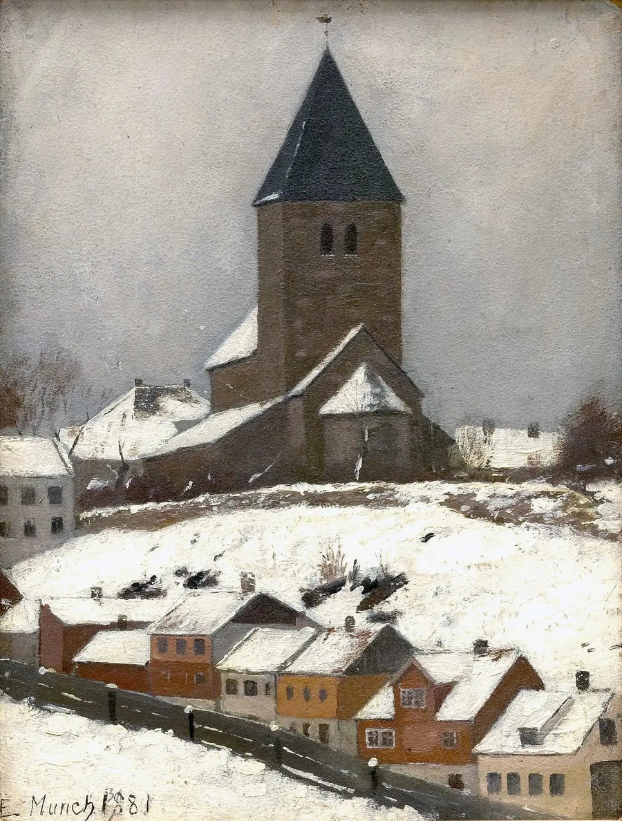 Vigilancia Iglesia de Aker - Edvard Munch