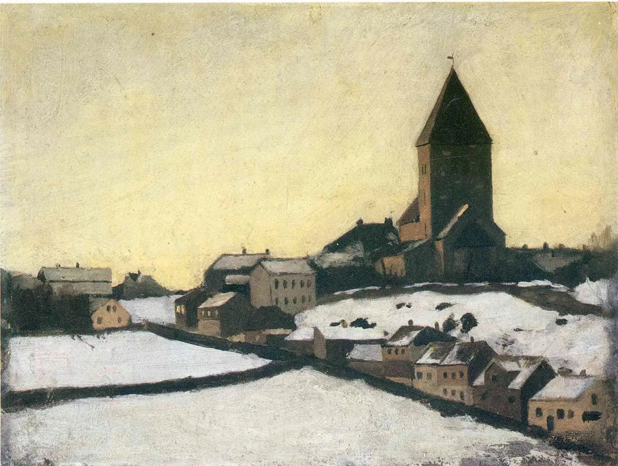 Vigilancia Iglesia de Aker - Edvard Munch