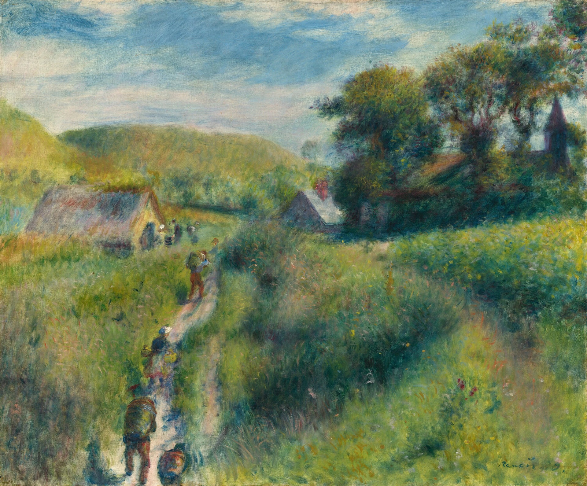 Les Vendangeurs - Auguste Renoir