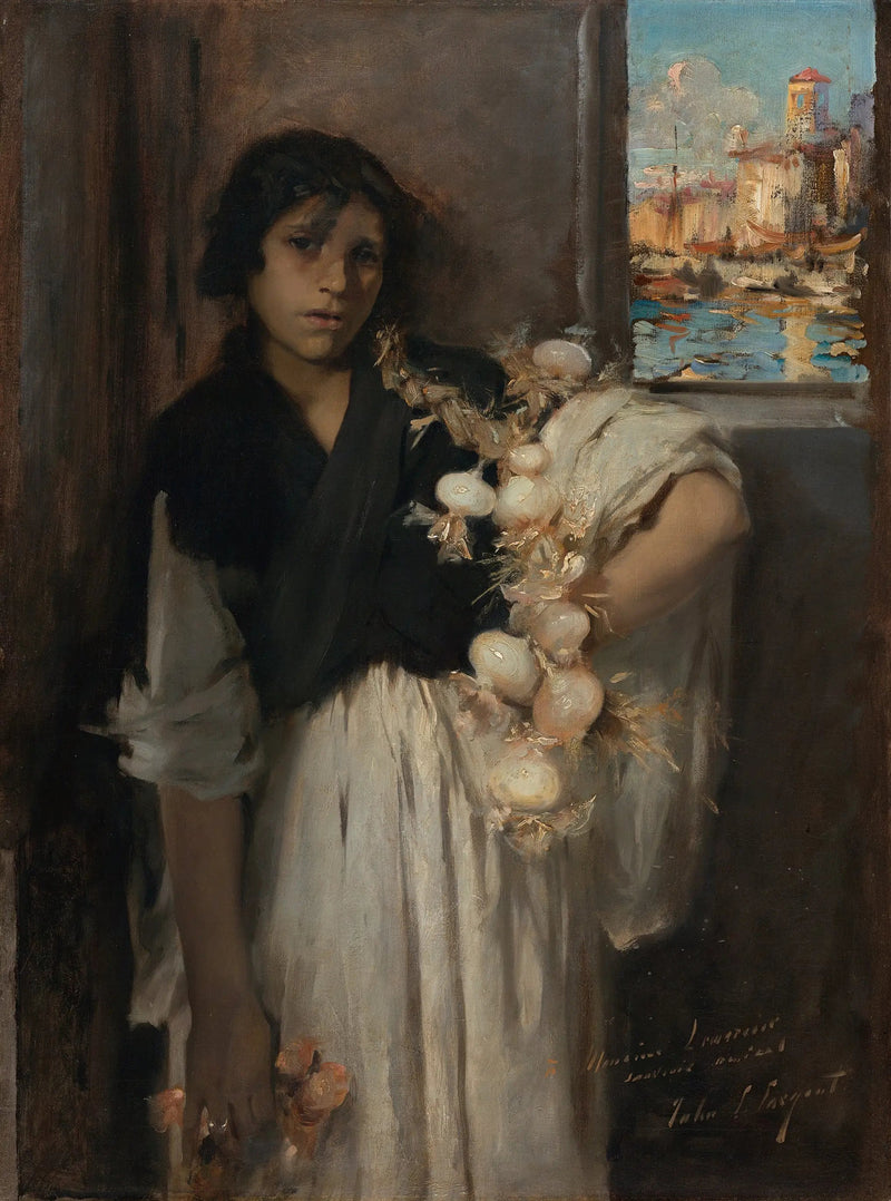 Vendedor de cebollas veneciano - John Singer Sargent