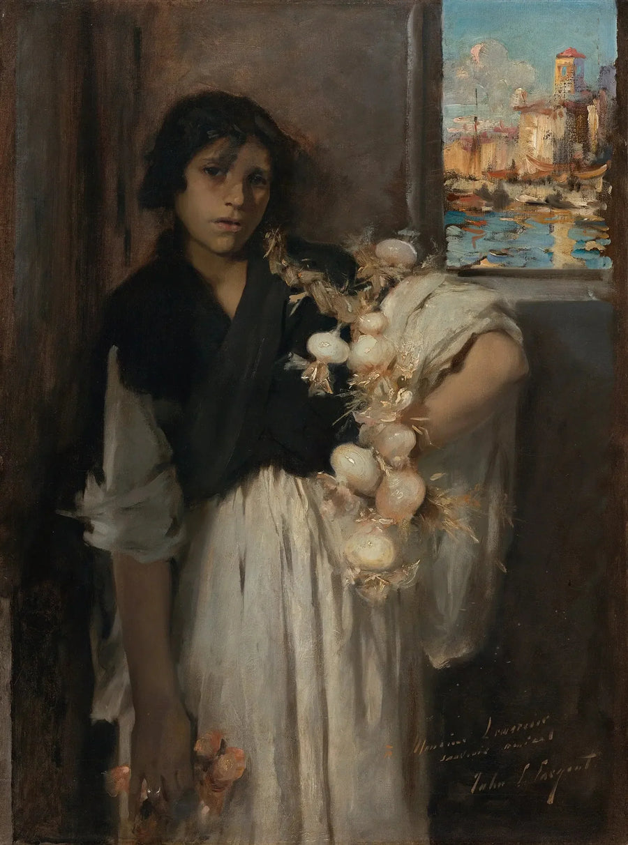 Vendedor de cebollas veneciano - John Singer Sargent
