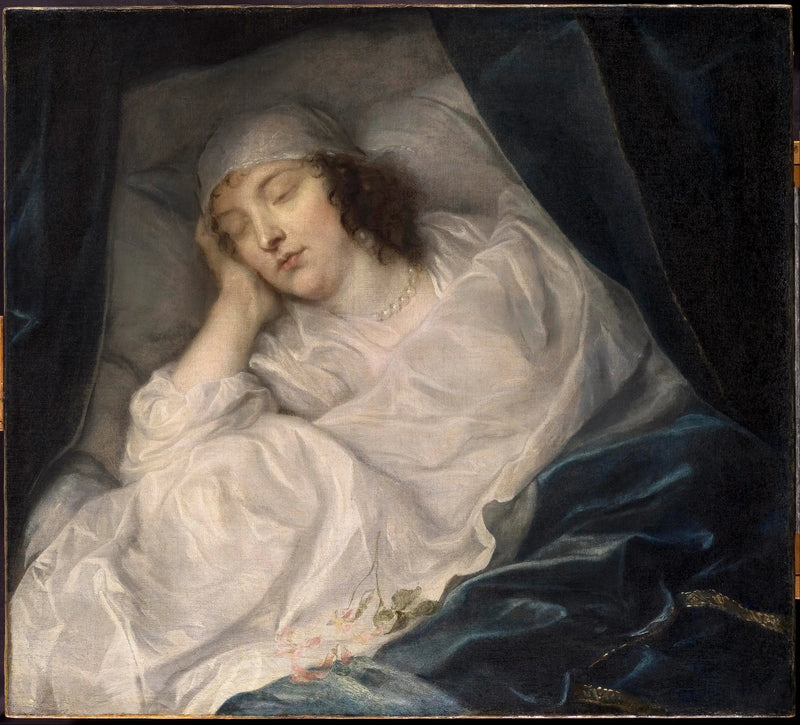 Venecia, Lady Digby, en su lecho de muerte - Antoine van Dyck