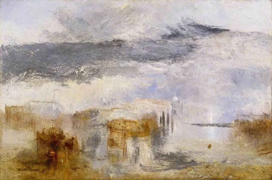 Venecia - Atardecer, un Pescador - J. M. W. Turner