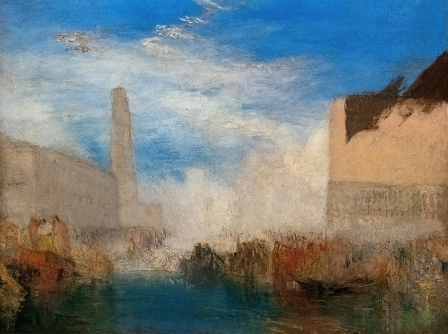 Venecia, la Piazzetta con la Ceremonia del Doge Casándose con el Mar - J. M. W. Turner